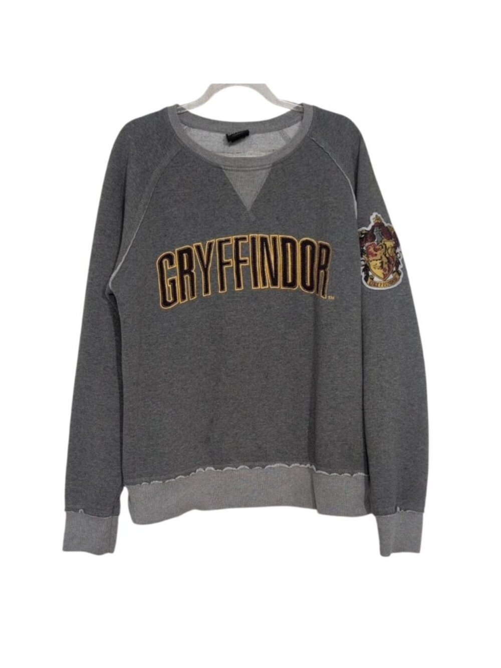 Wizarding World of Harry Potter Gryffindor Sweatshirt Adult Size Medium Gray - Picture 1 of 8